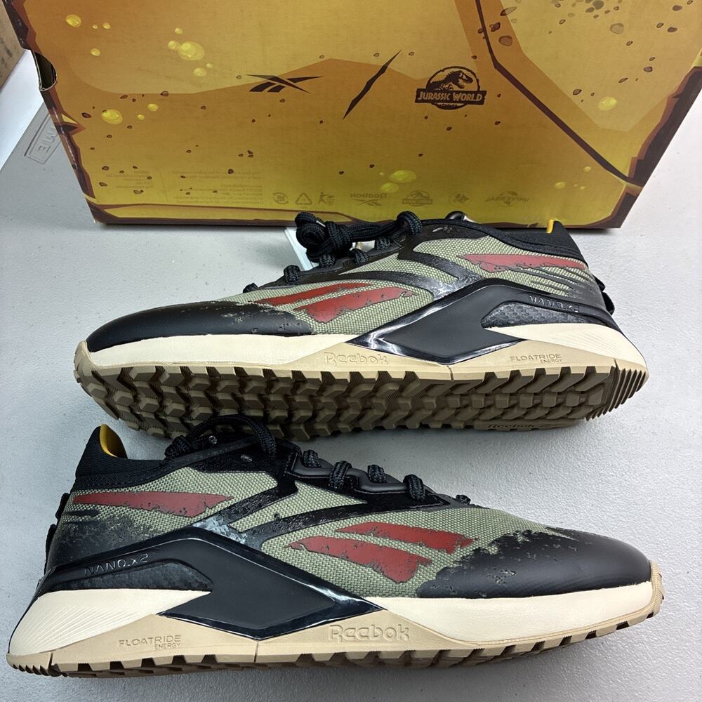 Jurassic World Park Reebok NANO X2 ADVENTURE Size 9 Men’s New In Box HQ6265￼